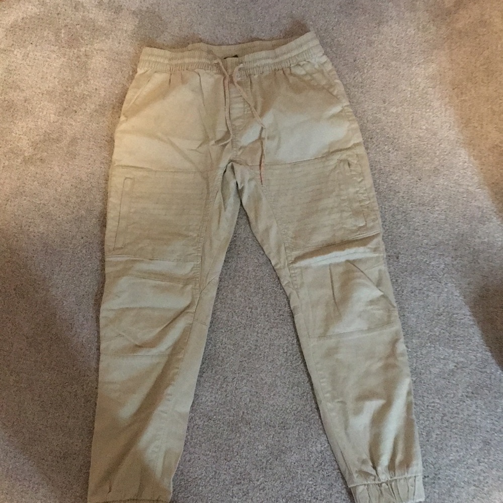 Tan Joggers